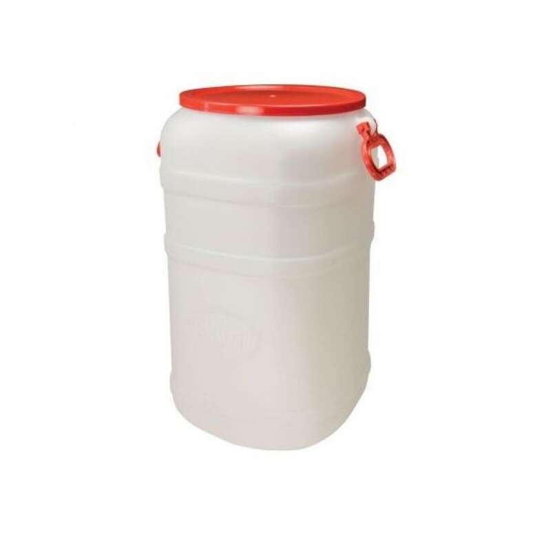Канистра-бочка 40л. (горл. D215мм), навес. ручки, Альтернатива