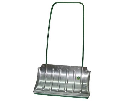 Движок для снега формованный алюминиевый "Элита" S=1,5мм (750*430)