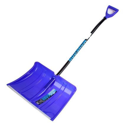 Лопата снеговая "Монблан" с планкой (500*375) с ал.черенком и V-руч