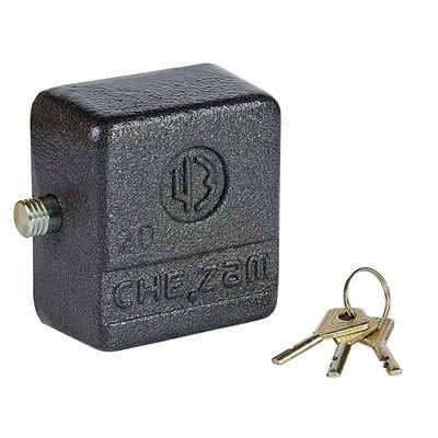 Замок навесной дисковый ВС2-10 "ЧАЗ" (6)