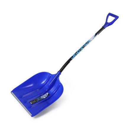 Лопата снеговая "Эльбрус" с планкой (400*510) с ал.черенком и V-руч