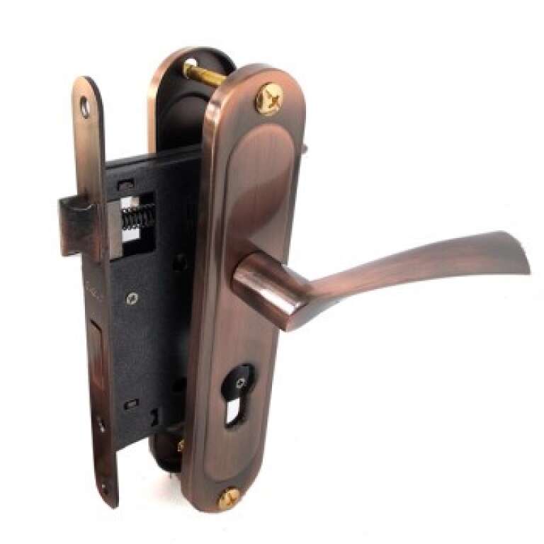 Замок врезной с ручками "Сазар" 1723 АС