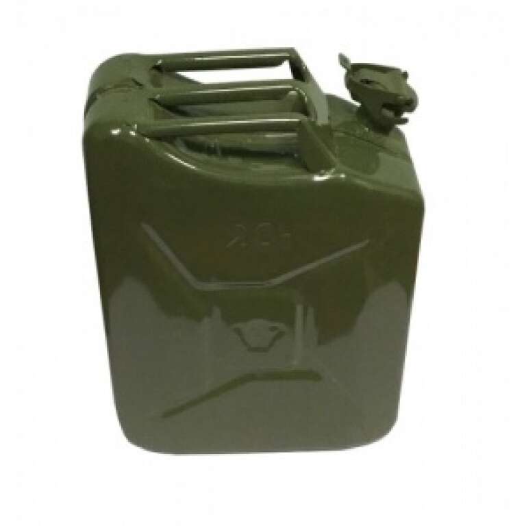 Канистра стальная крашеная 20л