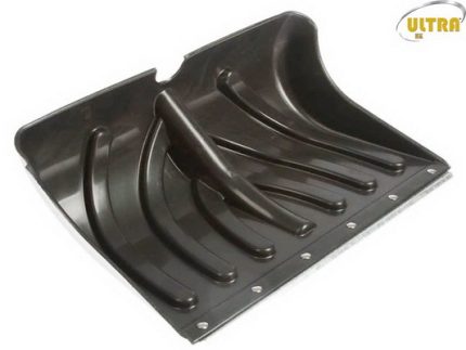 Лопата снеговая "Морозко" с поликарб. планкой (500*335)