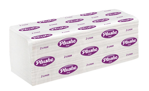 Полотенце бумажное "Plushe Professional"  2сл 150л Zсложение