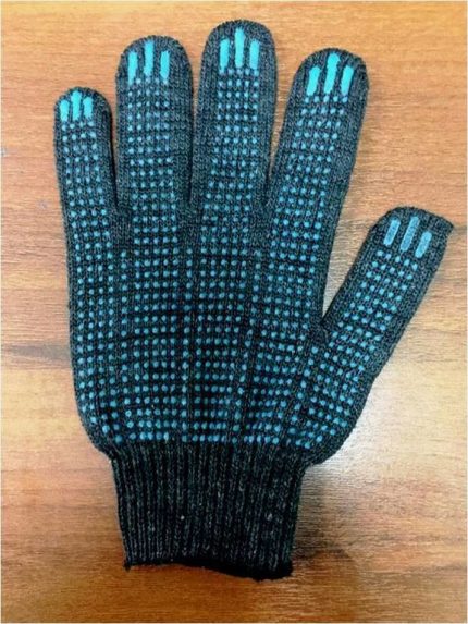 Перчатки полушерстяные с ПВХ