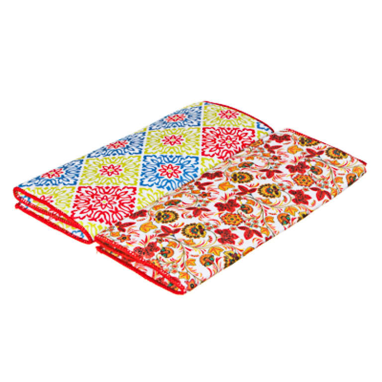 Салфетка для сушки посуды из микрофибры 38*50, 210гр/кв.м., "Узор"