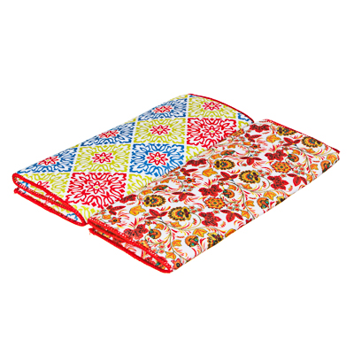 Салфетка для сушки посуды из микрофибры 38*50, 210гр/кв.м., "Узор"