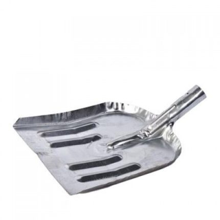 Лопата уборочная ЛУ-2 оцинкованная (450*465) шахтерка с черенком