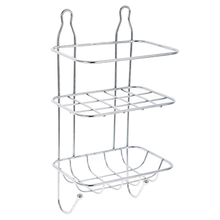 Мыльница настенная с держателем для шампуней Slim ARTEX