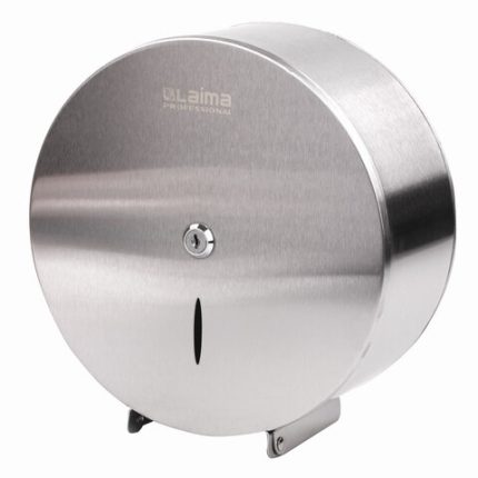 Диспенсер для туалетной бумаги LAIMA PROFESSIONAL INOX, (Система T2) малый, нерж. сталь, арт.605698