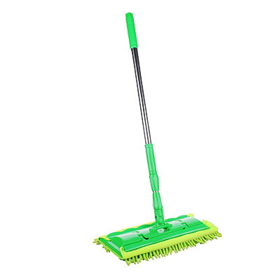 Швабра для пола Vetta,  ручка телескоп. окраш. мет. 70-120см, насадка из микроф. 95гр, арт. 444-364