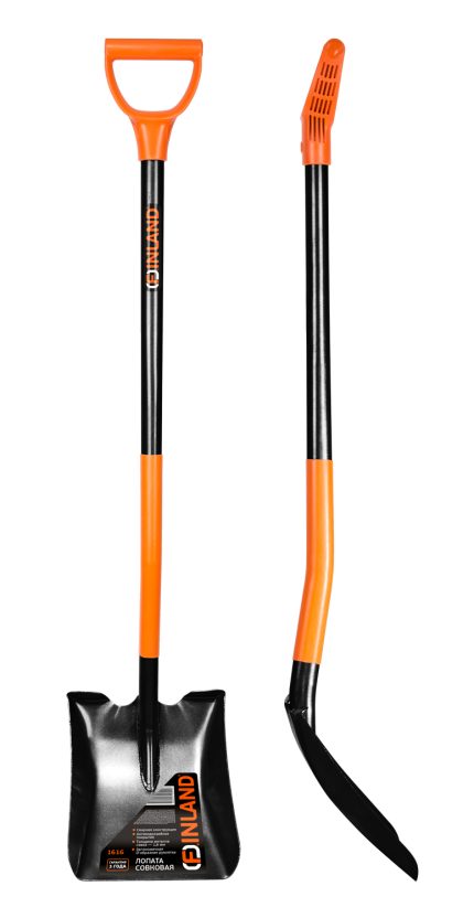 Лопата совковая сварная "FINLAND" с овальным черенком сварная 1616