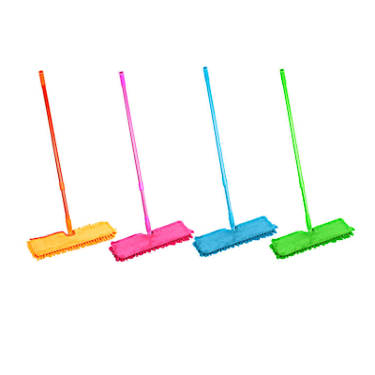 Швабра для пола Vetta с двухстрон. насадкой из микроф, телескоп. черенок, 110см, 40*12, арт. 444-373