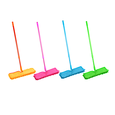 Швабра для пола Vetta с двухстрон. насадкой из микроф, телескоп. черенок, 110см, 40*12, арт. 444-373