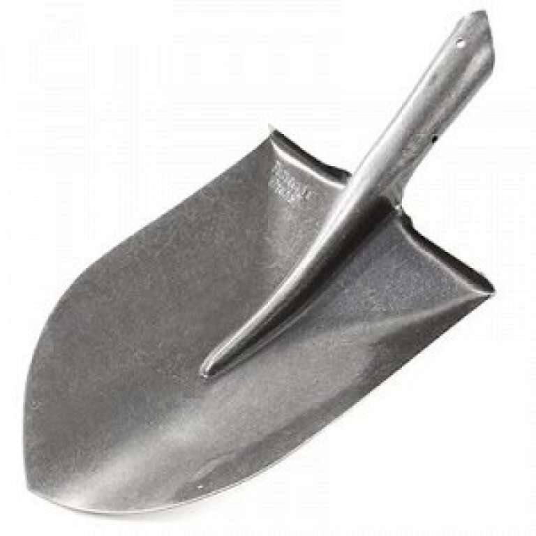 Лопата штыковая универсальная ЛШУ (рельсовая сталь) с черенком