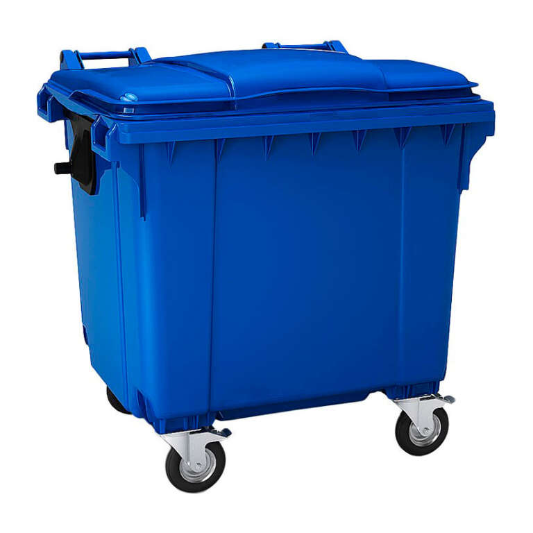 Евроконтейнер пластиковый 1100 л Мусорный