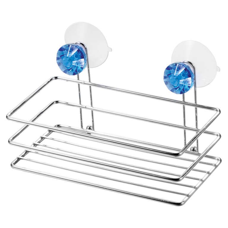 Полка Рыжий Кот повесная хром малая Бриллиант синий W2794