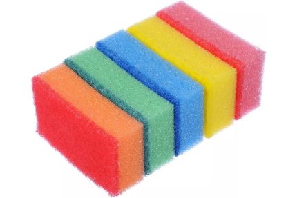 Губка для посуды "Рыжий кот" Макси (5шт/уп)