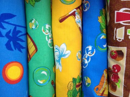 Полотно вафельное цветное 40см (пл.145гр/м.кв.)