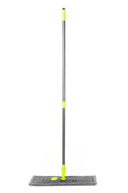 Швабра насадка с карманами микрофибра Шенил 12*40см черенок телеск. метал. 120см.