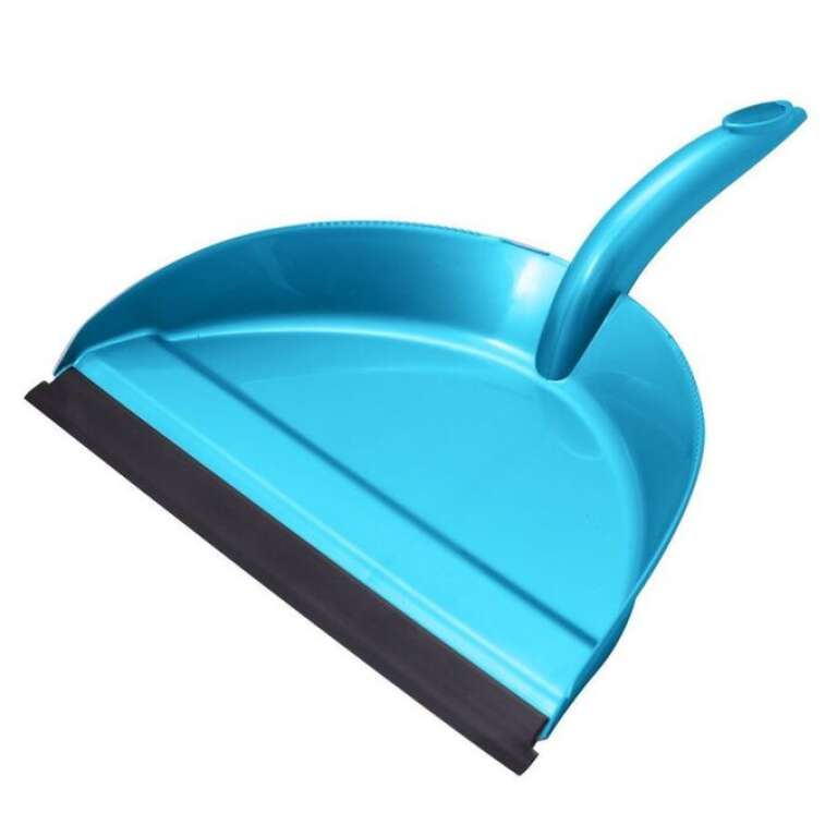 Совок для мусора Клио с резиновой кромкой