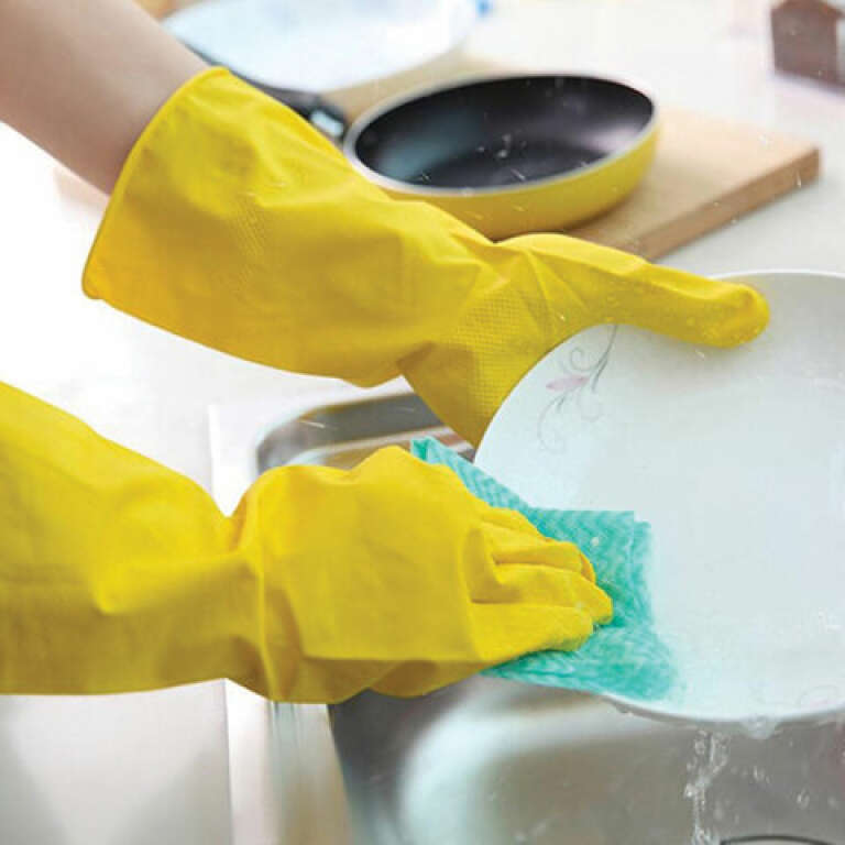 Перчатки хоз. латексные Лайма "Премиум"с х/б подложкой, суперплотные, L, арт.600272