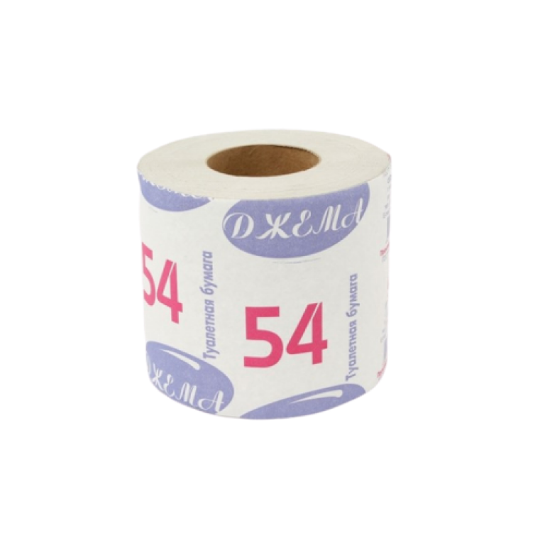 Бумага туалетная Джема 56м. втулка