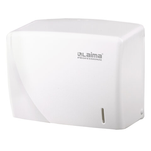 Диспенсер для полотенец LAIMA PROFESSIONAL ORIGINAL (Система H3), V (ZZ), белый, ABS-пластик, 605761 Диспенсер для полотенец LAIMA PROFESSIONAL ORIGINAL (Система H3), V (ZZ), белый, ABS-пластик, 605761