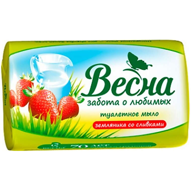 Мыло туалетное "Весна" 90гр в ассортименте