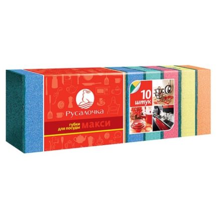 Губка для посуды "Insula" макси 10шт