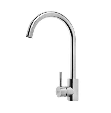 Смеситель для кухни "Mira" нержавейка 6090