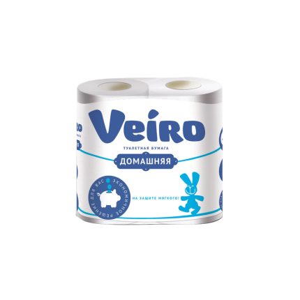 Бумага туалетная "VEIRO" Linia 2сл.4шт.