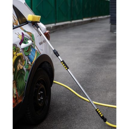 Щетка для мойки машины телескопическая под воду, 107-168см (с краником) NG 771-113