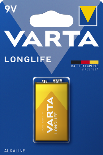 Батарейка VARTA LONGLIFE ("Крона") 6LR61 1BL
