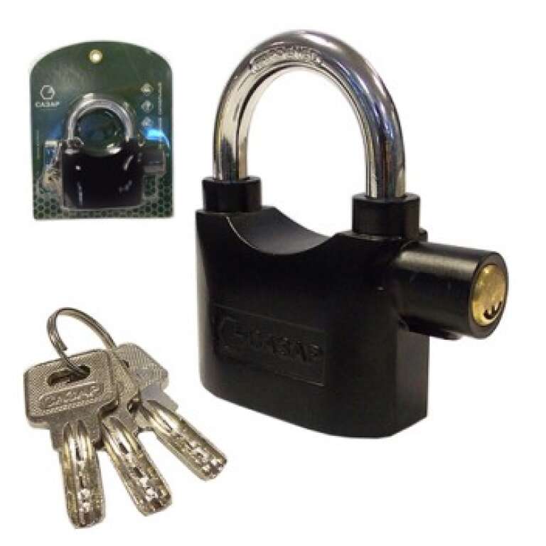 Замок навесной "Сазар" P-16/70 сигн.черный