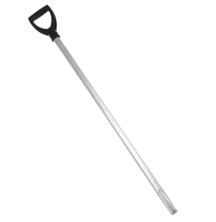 Черенок для снеговой лопаты алюминиевый D-35 с V-образной ручкой