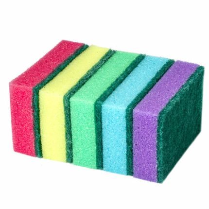 Губка для посуды  5шт ЛАЙМА МАКСИ 601554