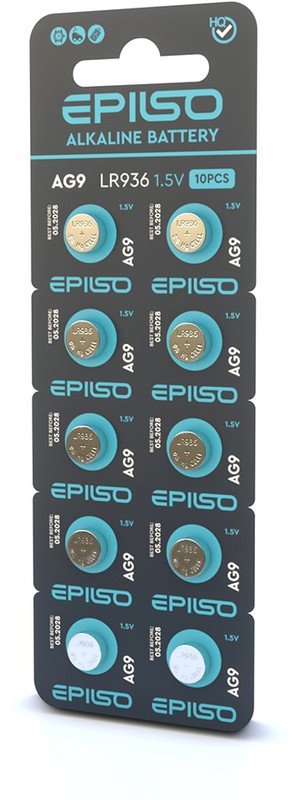 Бататрейка EPILSO AG9 10BC 1.5V