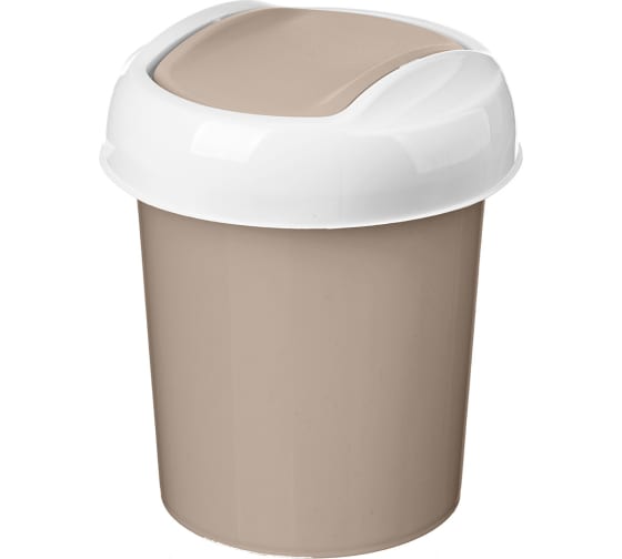 Ведро (контейнер) д/мусора PALM 6л, бежевый, 221301827/01
