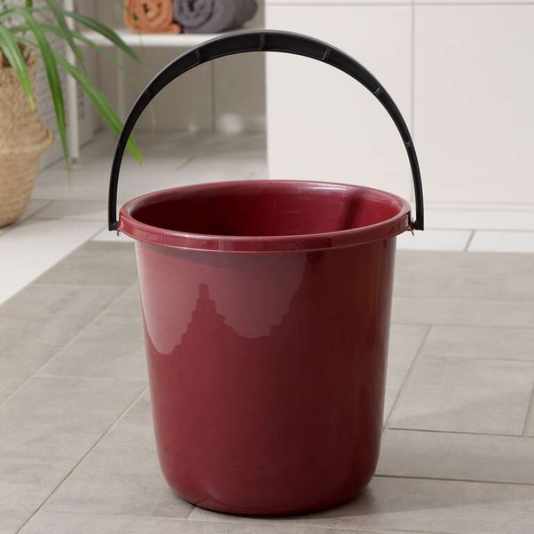 Ведро пластмассовое 12 б/крышки цветное (Ангарск)