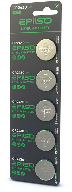 Бататрейка EPILSO CR2430 3V