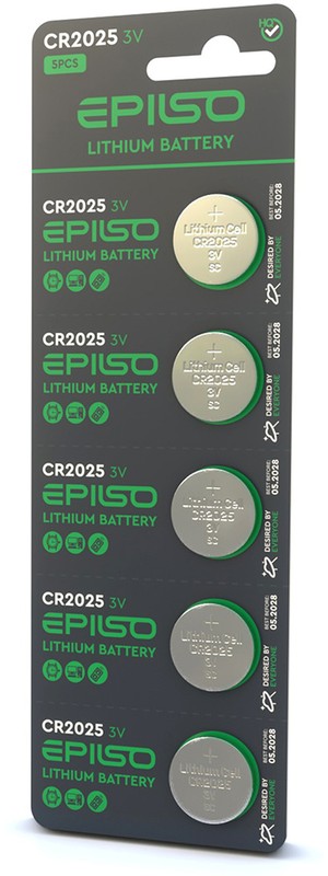 Бататрейка EPILSO CR2025 3V