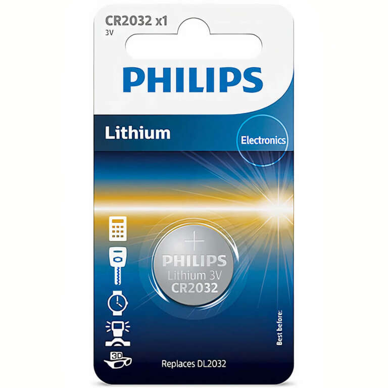 Батарейка Philips CR2032 BL2 CR2032P2/51