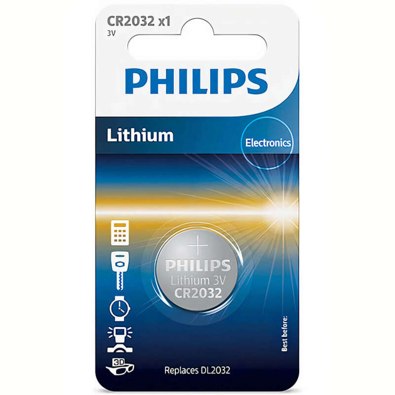 Батарейка Philips CR2032 BL2 CR2032P2/51