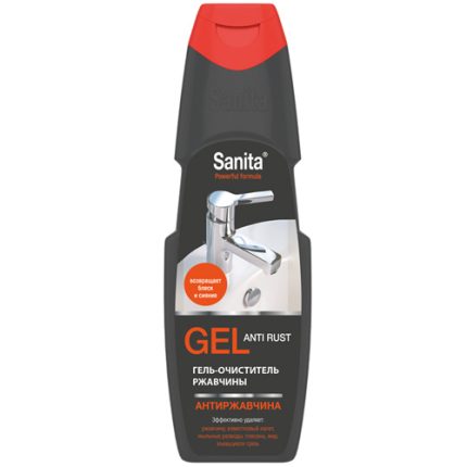 Средство для сантехники "Санита" гель антиржавчина 500мл