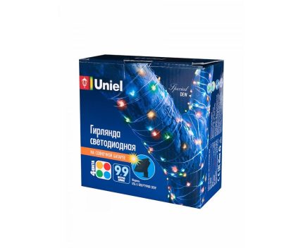 Гирлянда на солн. батарее РОСА, 2м.Uniel