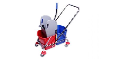 Тележка двухведерная 2*17 с отжимом Н0203