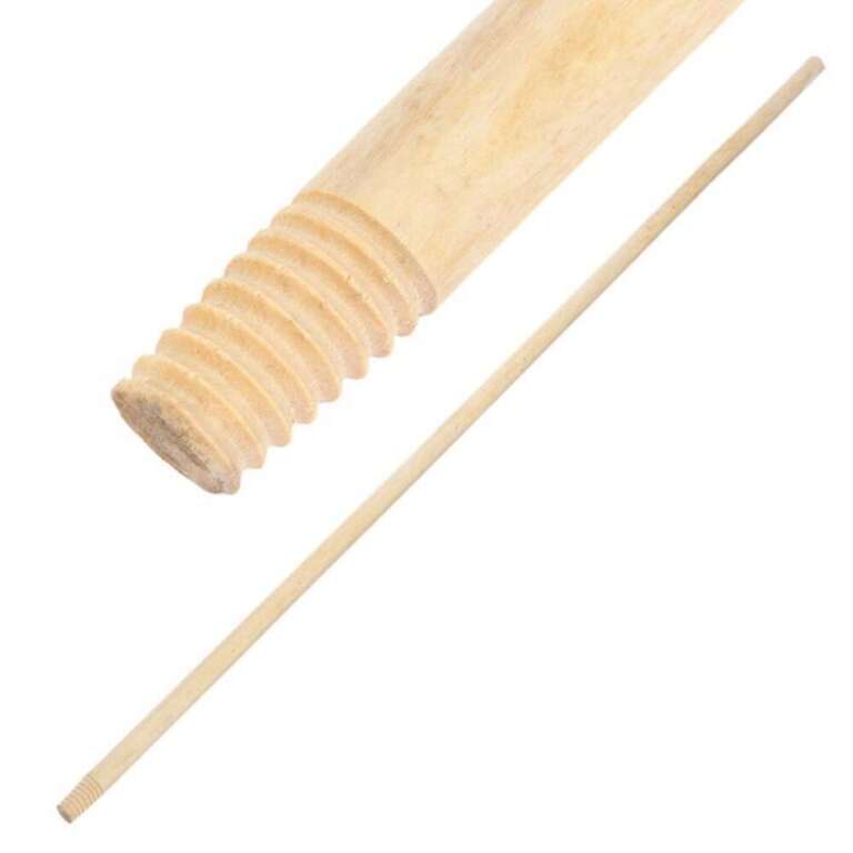 Черенок деревянный с резьбой