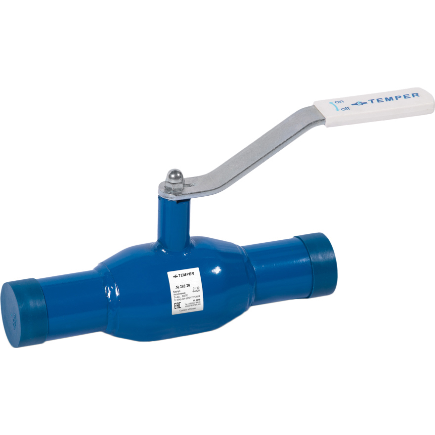 Кран шаровой приварной DN80 PN25 L=280мм Temper (28220080) Кран шаровой приварной DN80 PN25 L=280мм Temper (28220080)